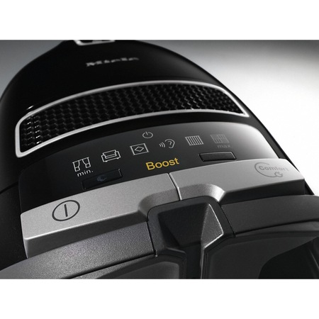 Aspirator cu sac Miele Complete C3 Comfort EcoLine - SGMP3, 550 W, 4.5L, filtru HEPA, comenzi pe maner, 72 dB, Negru