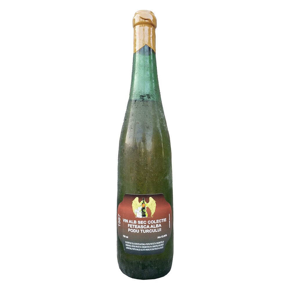 Vin Feteasca Podu Turcului 1987, 0.75 L, alb sec
