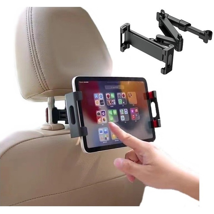 Suport Tetiera Telefon, Tableta, Masina, Reglabil, Puternic Extensibil