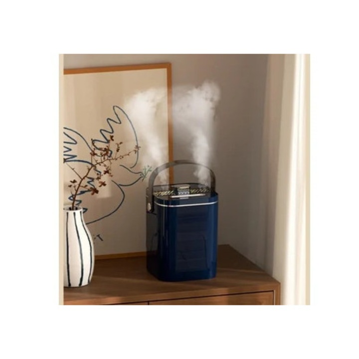 Párásító két kimenettel, nagy kapacitású, színes LED fényekkel, otthonra és irodába