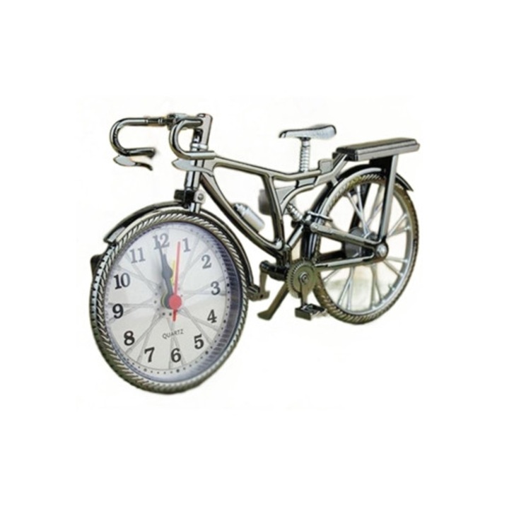 Kreatív digitális ébresztőóra arab számokkal és retro dekorációval, véletlenszerű design