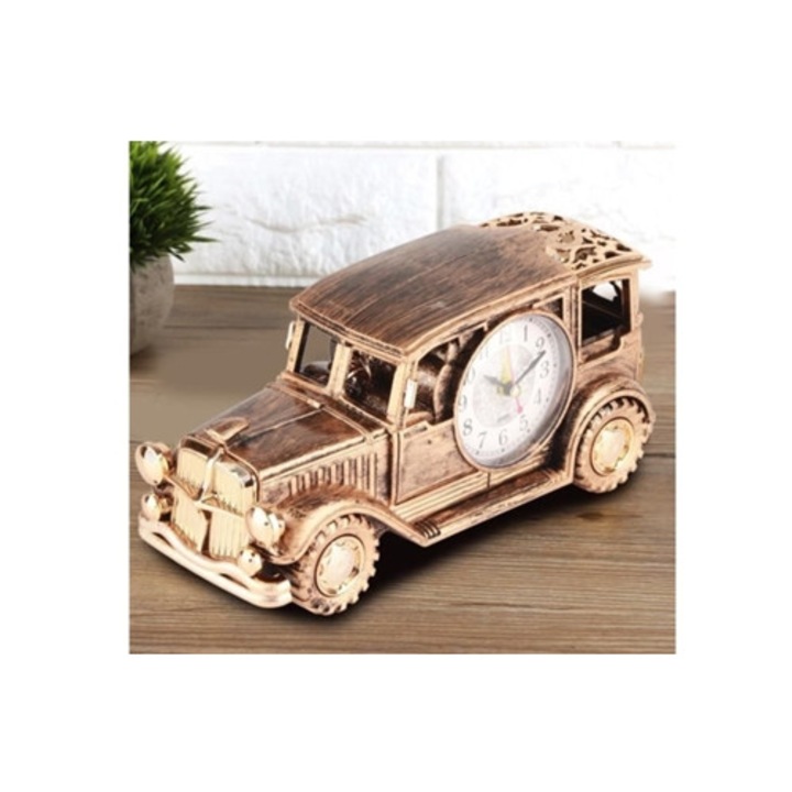 Hurrise többfunkciós dekoratív óra, asztali, bronz, klasszikus és vintage stílusú