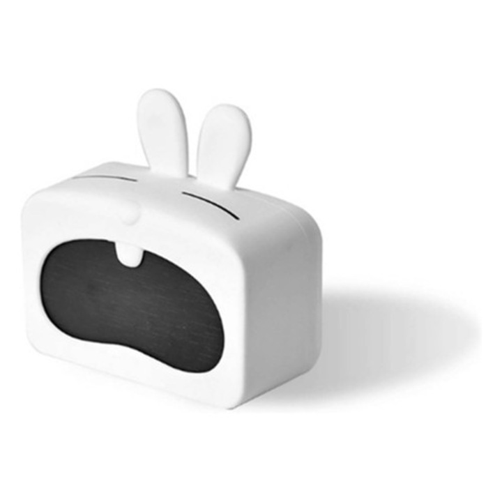 Wjs Rabbit ébresztőóra, multifunkcionális, fehér