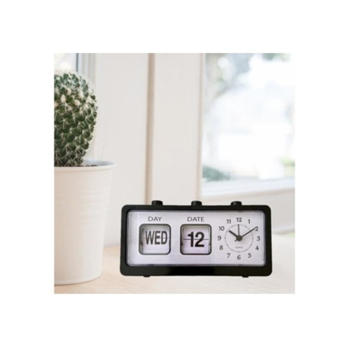 Hurrise asztali óra, ébresztőóra, kézi naptár, mosókonyhába