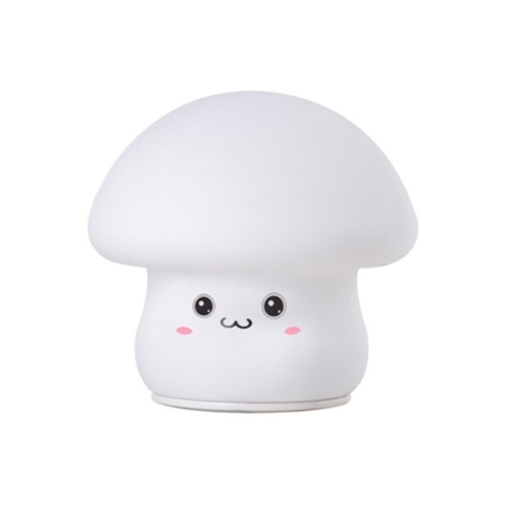 Mdug Mmm2 dekoratív óra, gomba alakú érintőlámpa, hideg fehér, beltéri