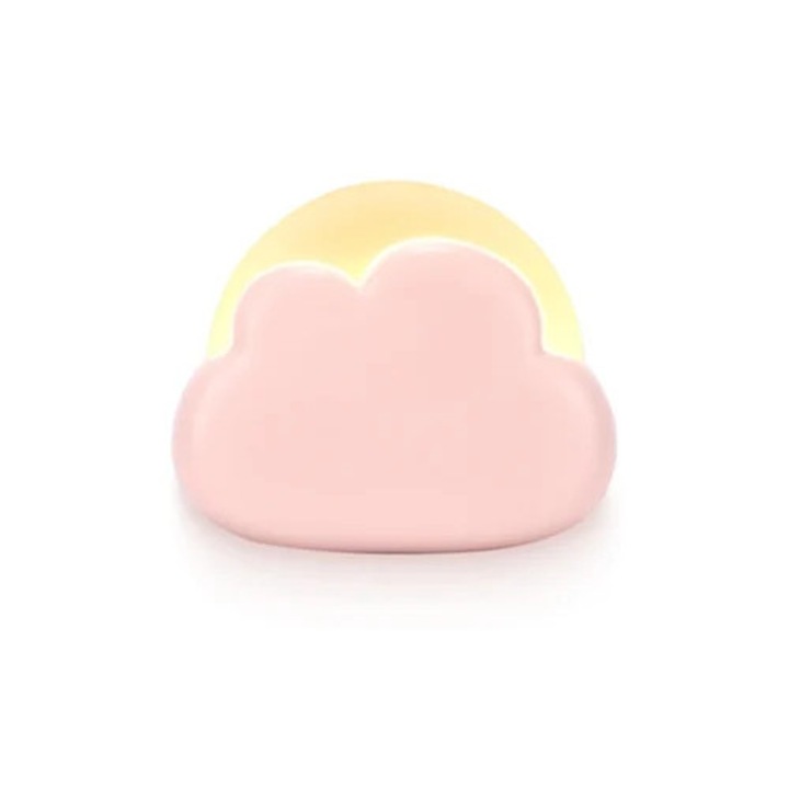 Lampa de veghe copii, forma de nor, dimabila, portabila, design unic, alb