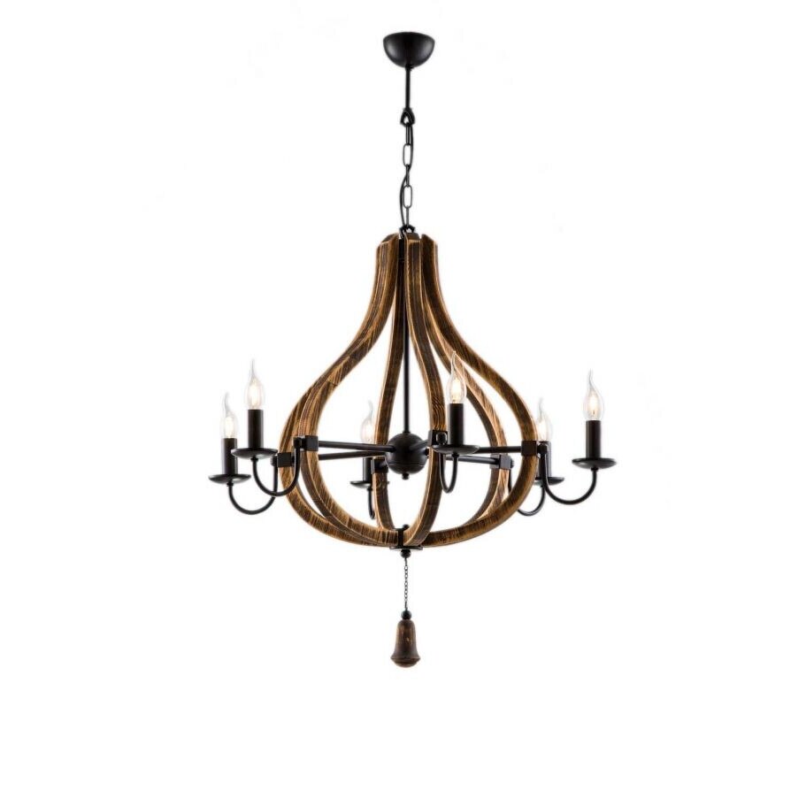 Lustra Avonni AV-1599-6BSY,6x40 W,E14,Negru