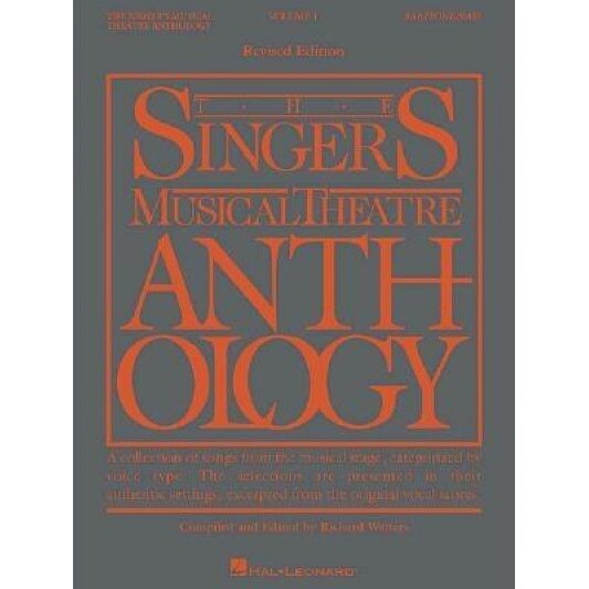 The Singer's Musical Theatre Anthology - Volume 1: Baritone/Bass Book Only, Richard Walters (Editor)