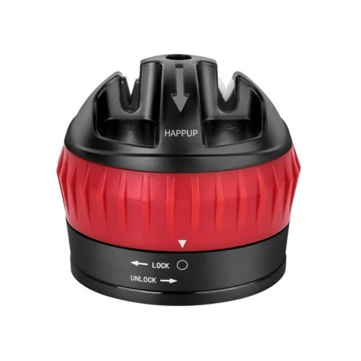 Késélező, fekete-piros, kézi