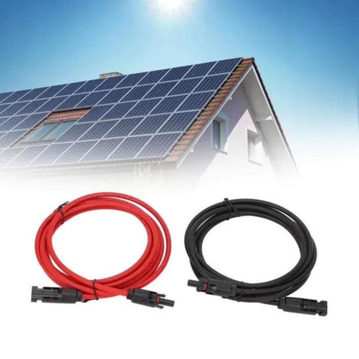 Cablu de extensie solar 6mm, LAM-1, 6m, cu izolatie din cupru, pentru sistem PVR