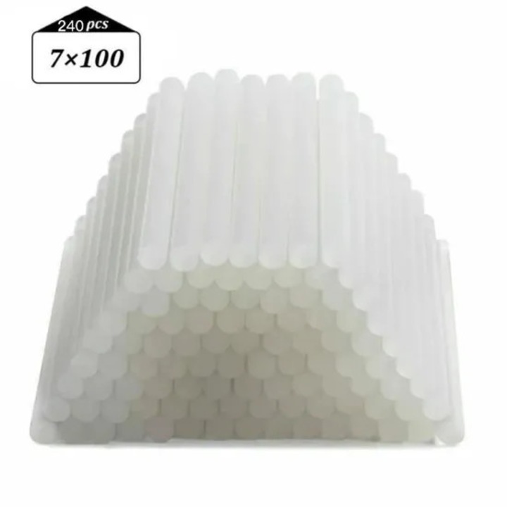 240 darabos forró ragasztó stift készlet 7x100mm
