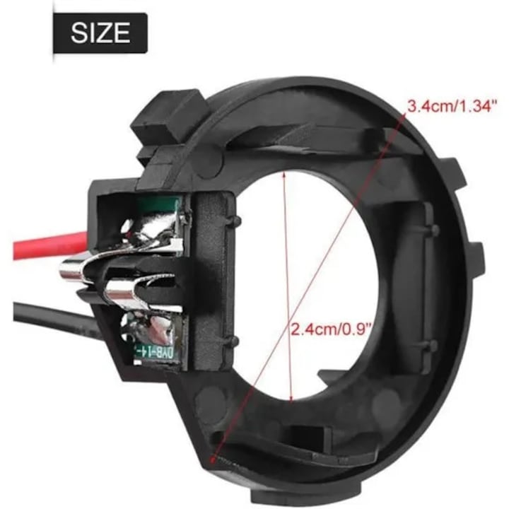 Clema tartó adapter LED fényszóró izzókhoz H7, 1 pár, Golf MK7 Jetta modellekhez