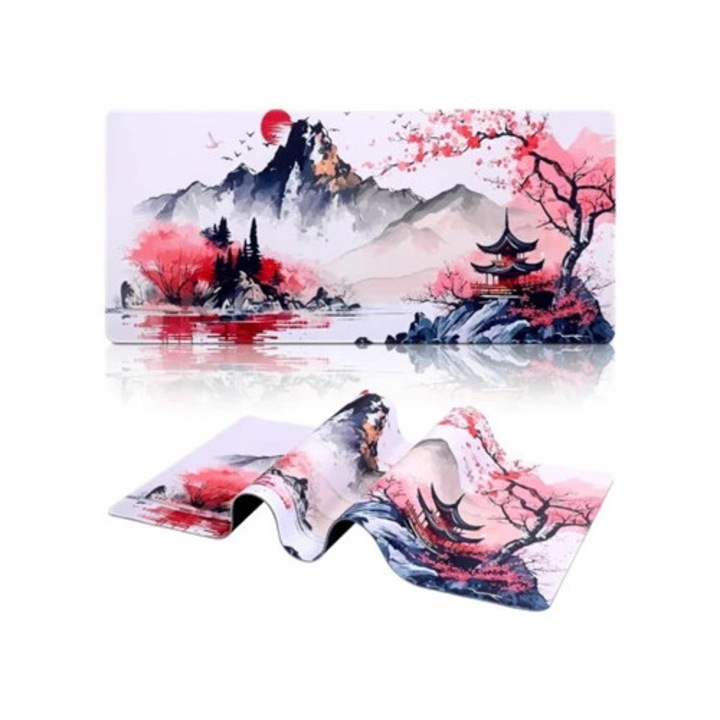 Mouse pad XXL pentru gamers, 900x400mm, impermeabil, anti-alunecare