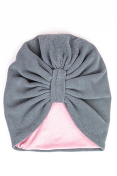 Turban de iarna, gri, pentru dama Turban de iarna, gri, pentru dama