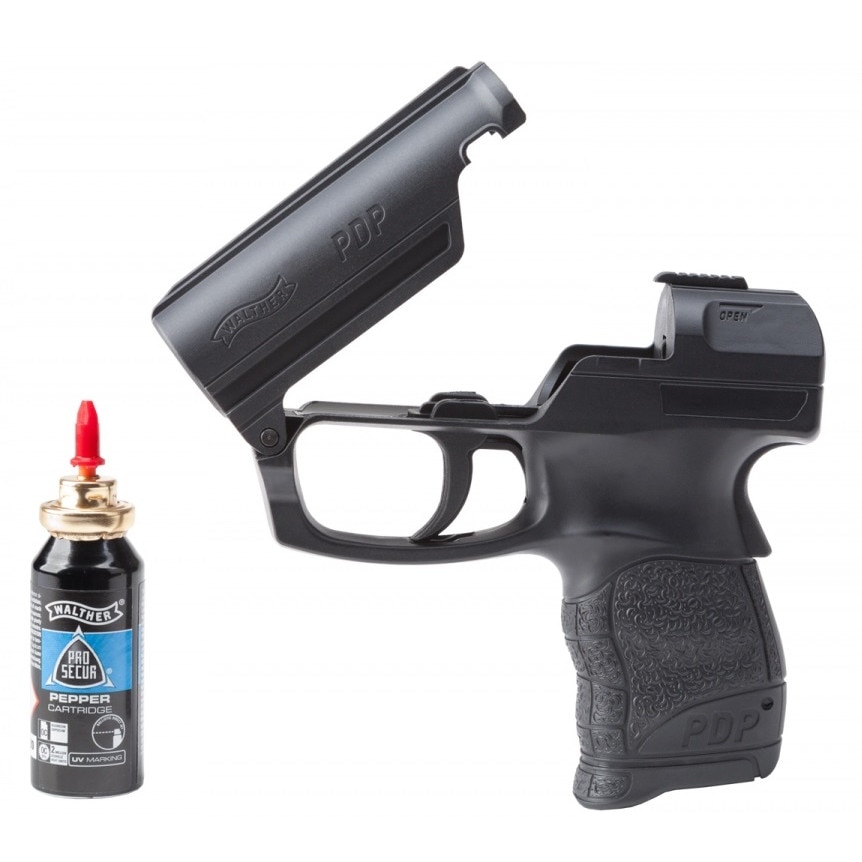 Enroll coupler Christmas Spray lacrimogen autoaparare tip pistol Walther PDP + cutie transport si  depozitare - eMAG.ro