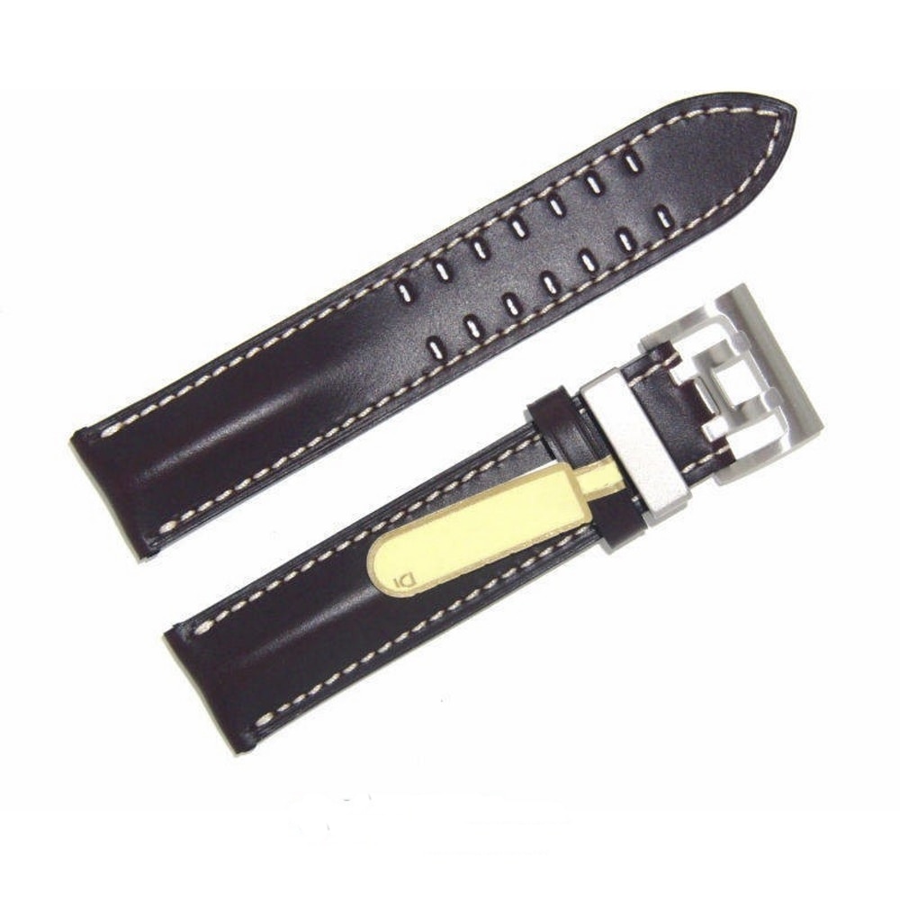 Curea de ceas Di-Modell Offroad 1240-28222, 22 mm, Maro inchis, catarama argintie