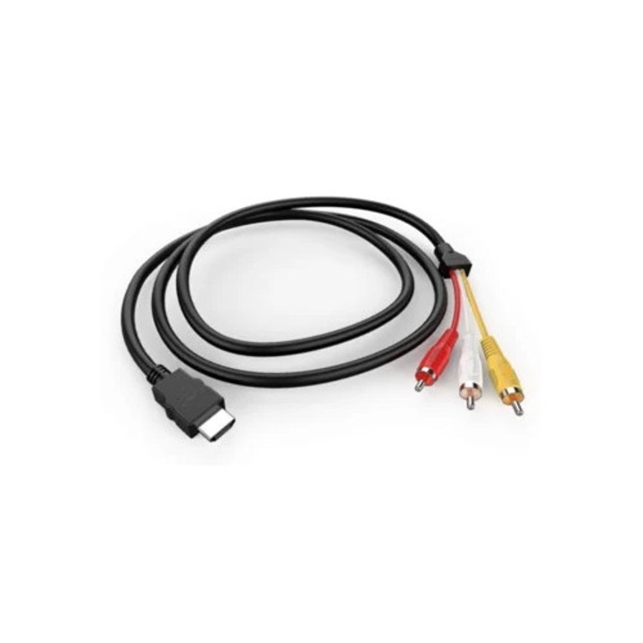 Cablu HDMI la RCA 1.5m, adaptor audio-video