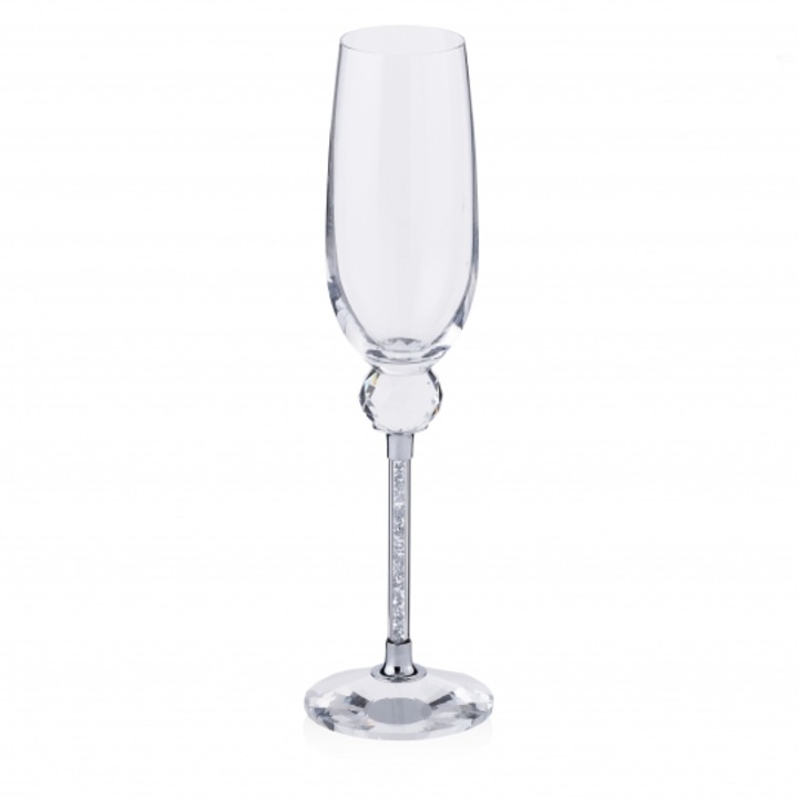 Pahar vin brillios, argintiu, 350 ml