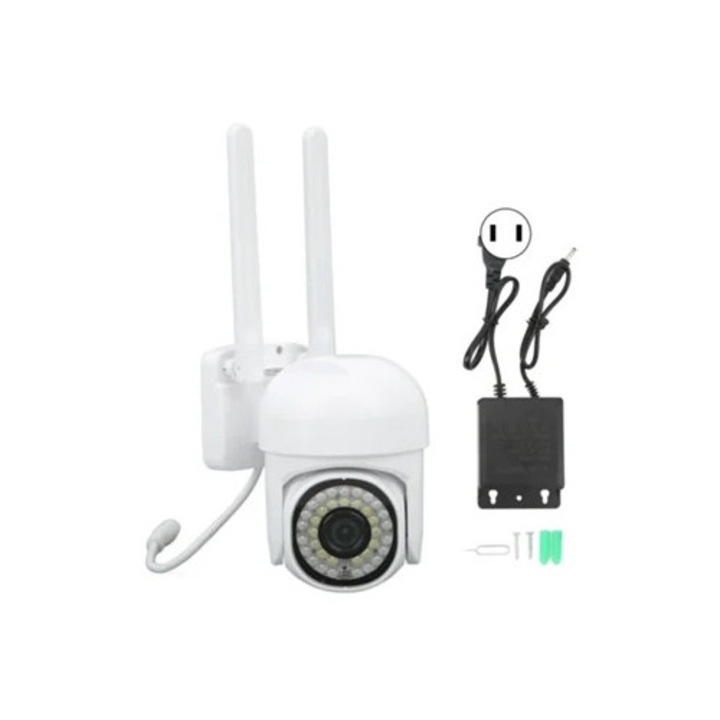 2MP 1080P PTZ камера за наблюдение, водоустойчива IP66, Wi-Fi 5G, нощно виждане, безжична