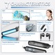 Casti Bluetooth cu banda de gat RG10 – HiFi Sunet Clar, 100H Autonomie, ENC Reducere Zgomot, Incarcare Magnetica, IP67 Rezistent la Apa, Design Elegant, Albastru
