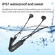Casti Bluetooth cu banda de gat RG10 – HiFi Sunet Clar, 100H Autonomie, ENC Reducere Zgomot, Incarcare Magnetica, IP67 Rezistent la Apa, Design Elegant, Negru