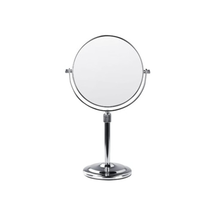 Sminktükör, BELIANI, ezüst, 20x13x38cm