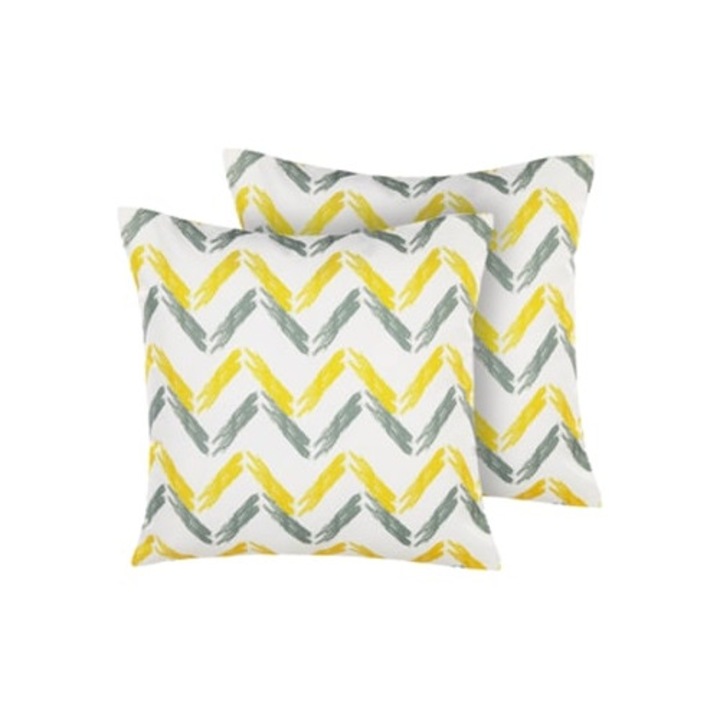 BELIANI Affile díszpárna szett, 2 db, többszínű, 45x45x12 cm