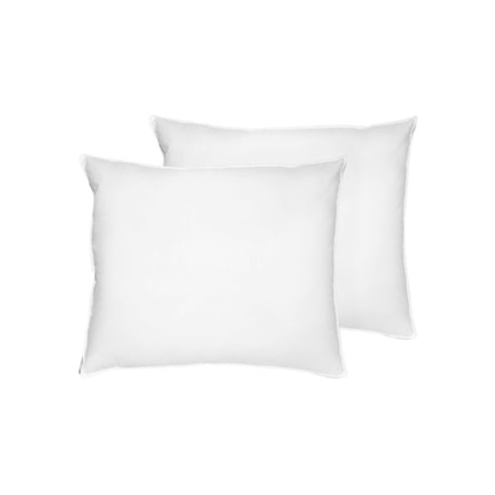 Комплект 2 памучни възглавници Japara бели 60x50x10см