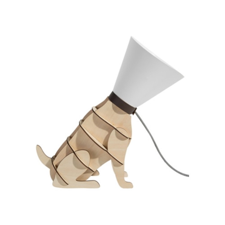 Veioza in forma de caine, 38 cm