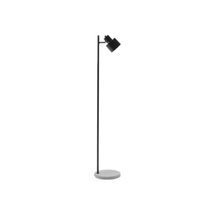 Lampadar, metal, negru, 23x23x149cm