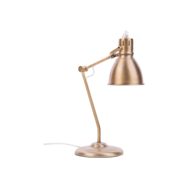 Veioza din otel bronz Monsan, 15x12x44cm