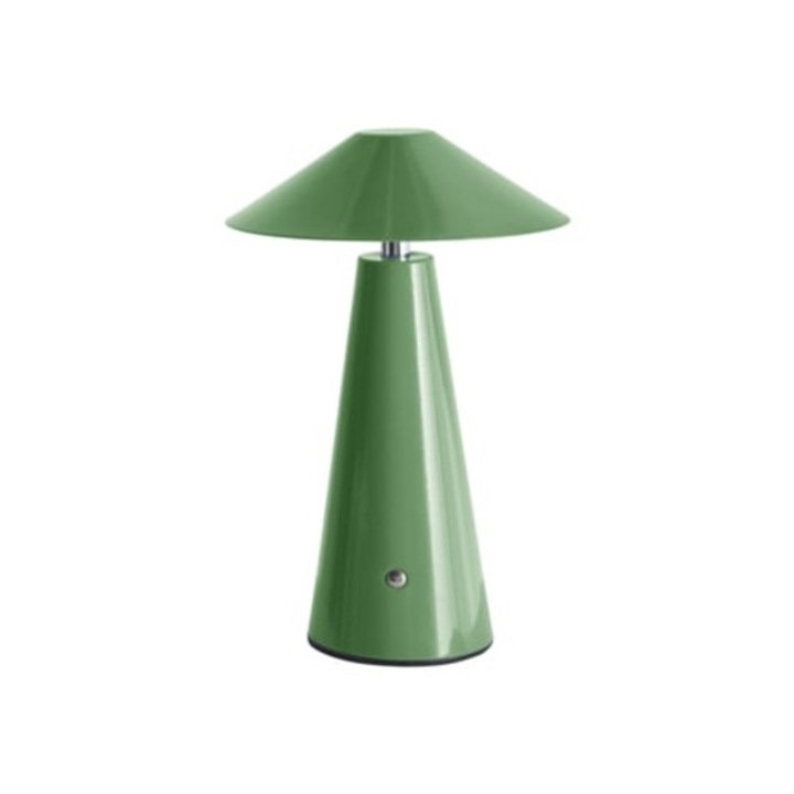 Veioza LED fara fir BELIANI Apayao, verde, 18x18x29cm