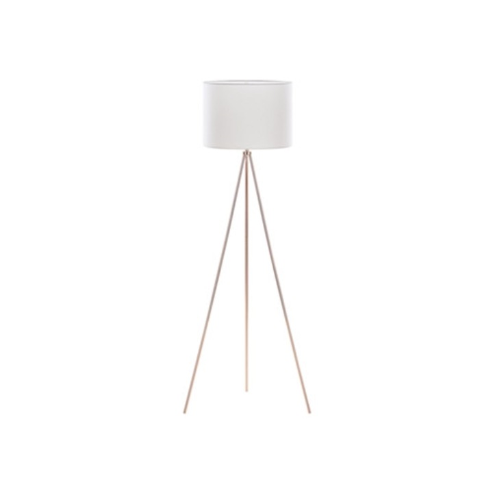 Lampadar Beliani Vistula alb, 55x55x148 cm