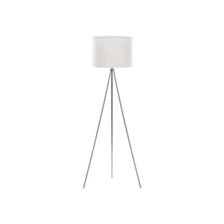 Lampadar BELIANI Vistula alb, 55x55x148 cm