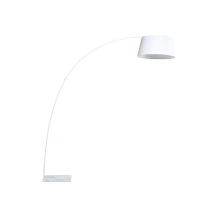 Lampadar Beliani alb, 50x50x188cm