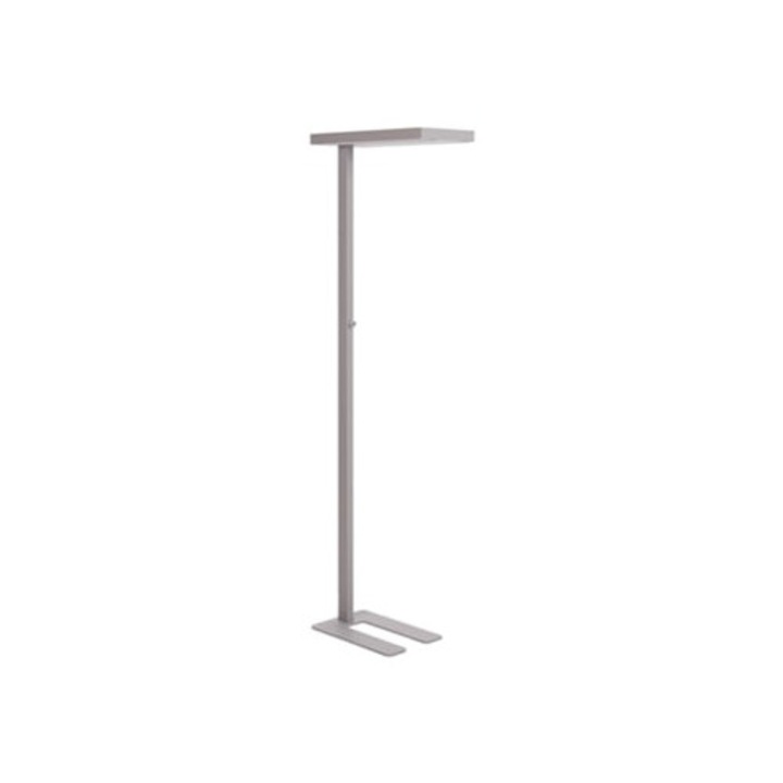 Lampadar Taurus, aluminiu argintiu, 29x61x197cm