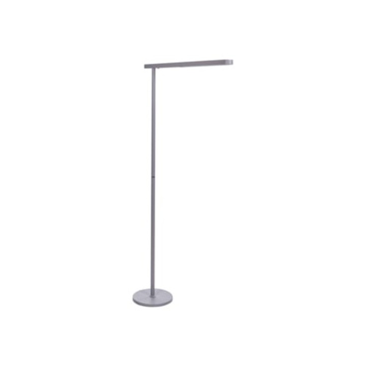 Lampadar Perseus, aluminiu argintiu, 95x7x186 cm
