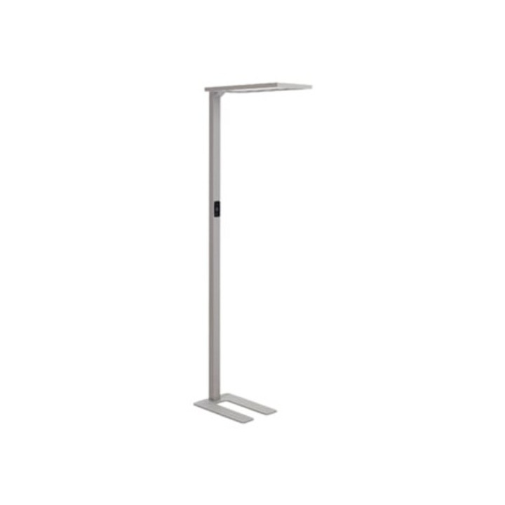 Lampadar Orion, aluminiu argintiu, 61x30x196cm