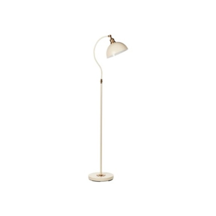 Lampadar BELIANI Lennon, fier, crem, 28x38x145cm