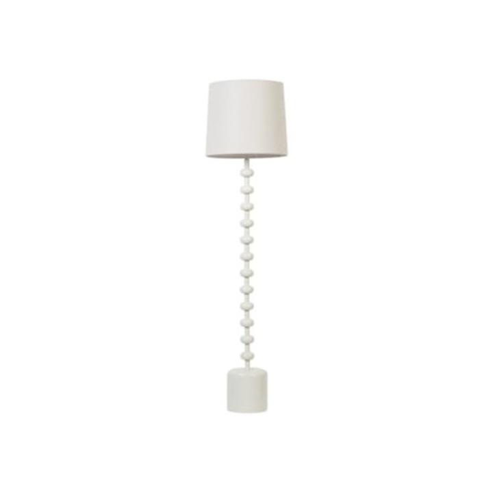 Lampadar BELIANI Krios, alb, 36x36x160cm