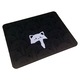 Mouse pad antiderapant cu pisica desen animat, negru, 26x21 cm, pentru laptop si PC, birou si gaming casual