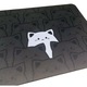 Mouse pad antiderapant cu pisica desen animat, negru, 26x21 cm, pentru laptop si PC, birou si gaming casual