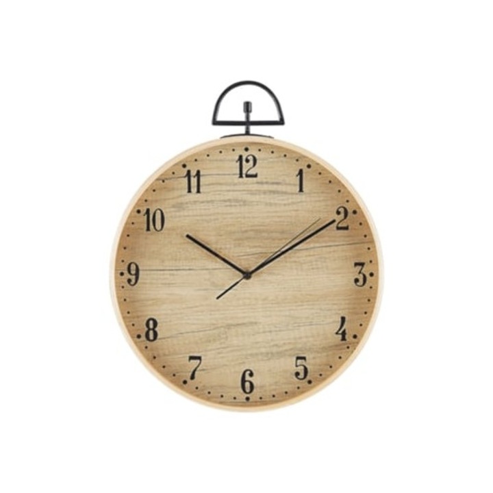 Ceas decorativ BELIANI Opfikon MDF, maro deschis, 40x6x48cm