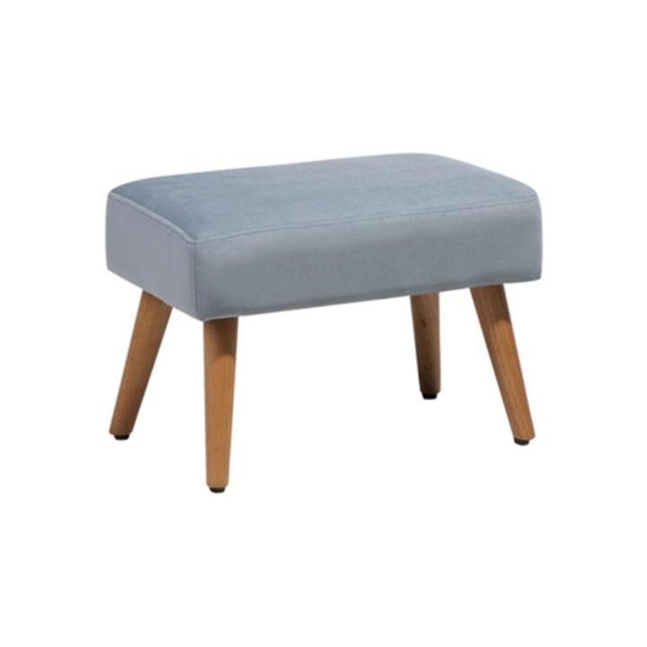 Taburet Takoma, stil contemporan, gri, 50x30x35cm