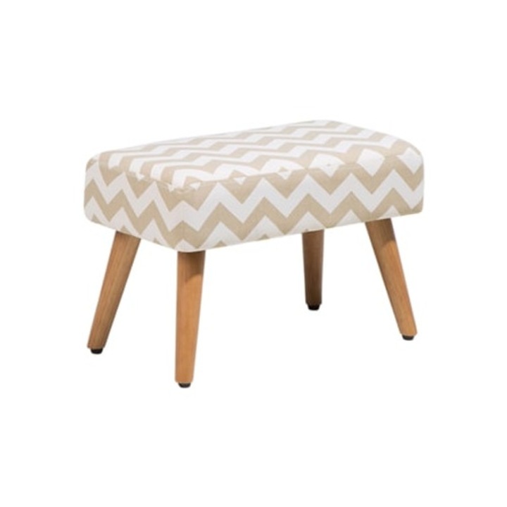 Takoma puff, krém, 50x30x35cm