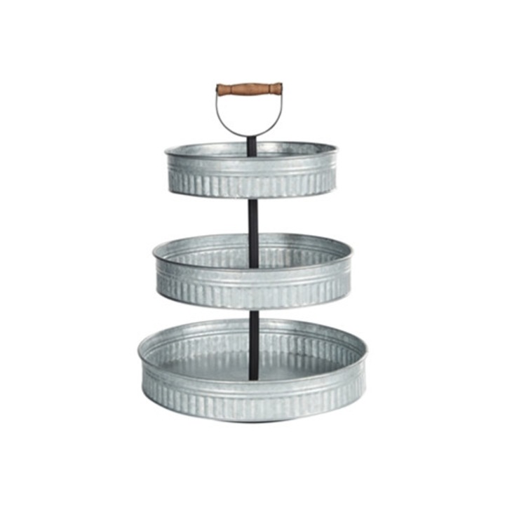 Tava servire, Kouign, 38x38x54cm, metalica