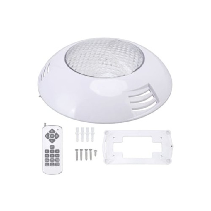 LED подводна лампа за басейн с дистанционно управление, топло бяла светлина, водоустойчива IP68