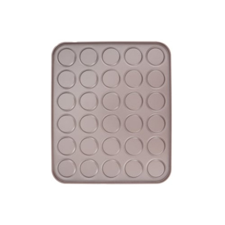 Makarontálca, 30 rácsos, szénacél, tapadásmentes, többfunkciós