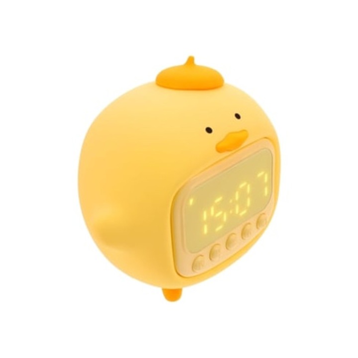 Digitális asztali dekorációs óra, világító, többszínű