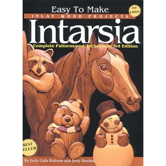 Easy to Make Inlay Wood Projects--Intarsia: A Complete Manual with Patterns, Jerry Booher, Judy Gale Roberts